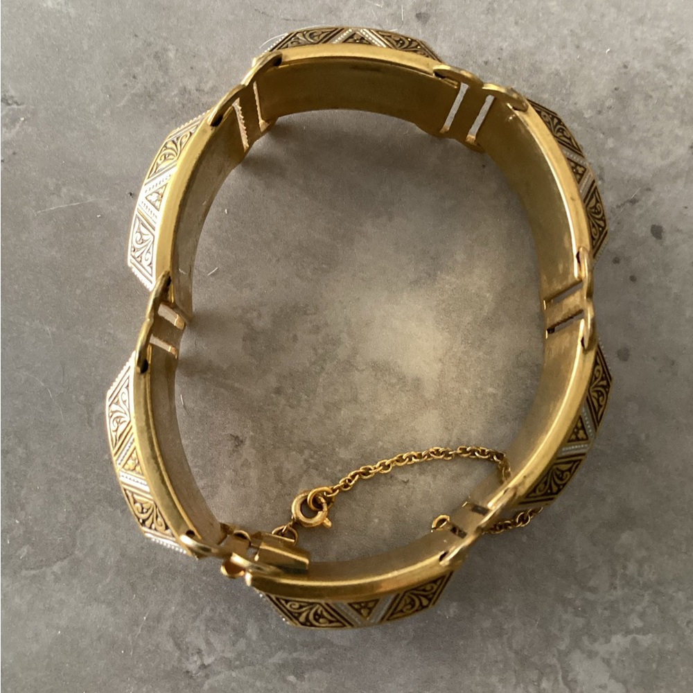 Vintage 1960’s Toledo Damascene bracelet - Picture 5 of 6